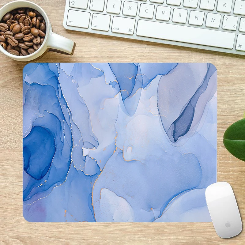 

Small rug 18x22cm Liquid Marble Pc Mouse Pad Gaming mousepad Speed Setup Gamer Accessories Anti-slip Desk Rug Table Pad Game Mat
