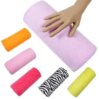 10 colors soft hand rest for nail arm pillow stand manicure table mat cushion palm rest sponge holder desk profesosional tool