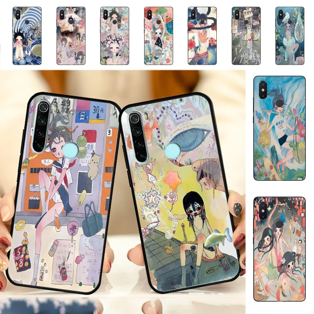 Aya Takano Phone Case For Redmi Note 4 X 5 A 6 7 8 T 9 9S 10 11 11S 11Epro Poco M3 Pro