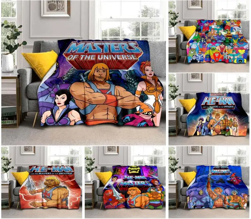 

Фланелевые покрывала с 3D-принтом страстных аниме «Masters of The Universe»