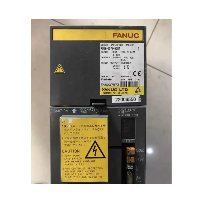 Бывшая в употреблении лампа A06B 6079 H207 сервопривод протестирован