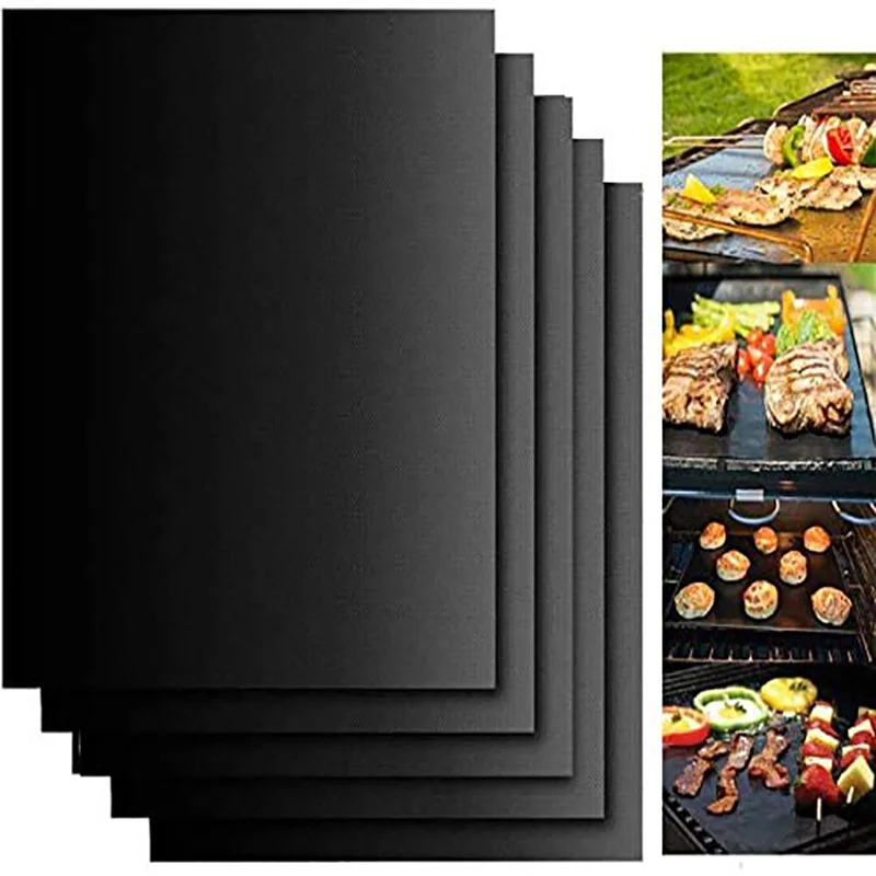 

Grill Mat of Non-Stick BBQ Grill Mats Baking Mats, PFOA Free, Reusable Easy to Clean, Works on Gas Charcoal and Electric BBQ