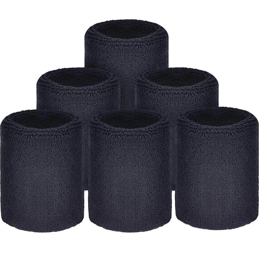 

Sports wristbands for football, basketball, running, athletic, 6 pieces