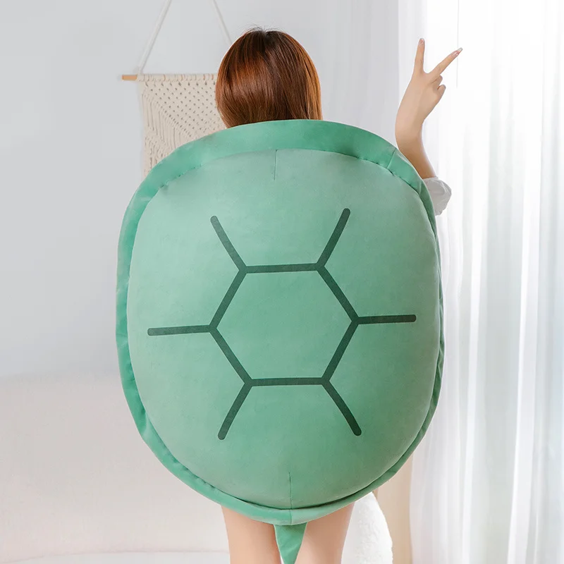 

100cm Large Turtle Shell Pillow Can Wear Turtle Honey Doll Sleeping Doll Plush Toy Clothes People Wear Large Turtle Shell Pillow