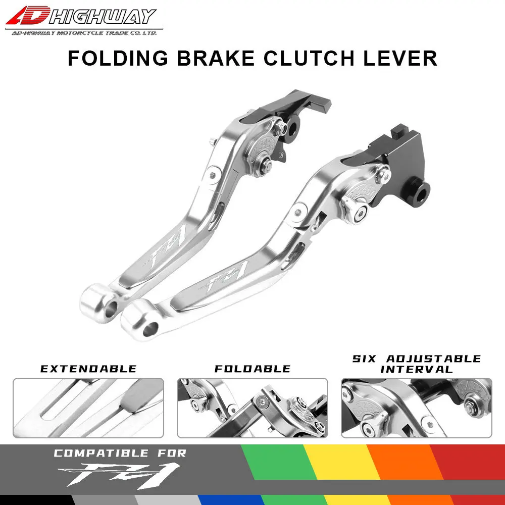 

Регулируемые выдвижные складные рычаги тормозной муфты, с логотипом фзс, ЧПУ, для YAMAHA FZ1 FZ 1 FAZER 2006-2015