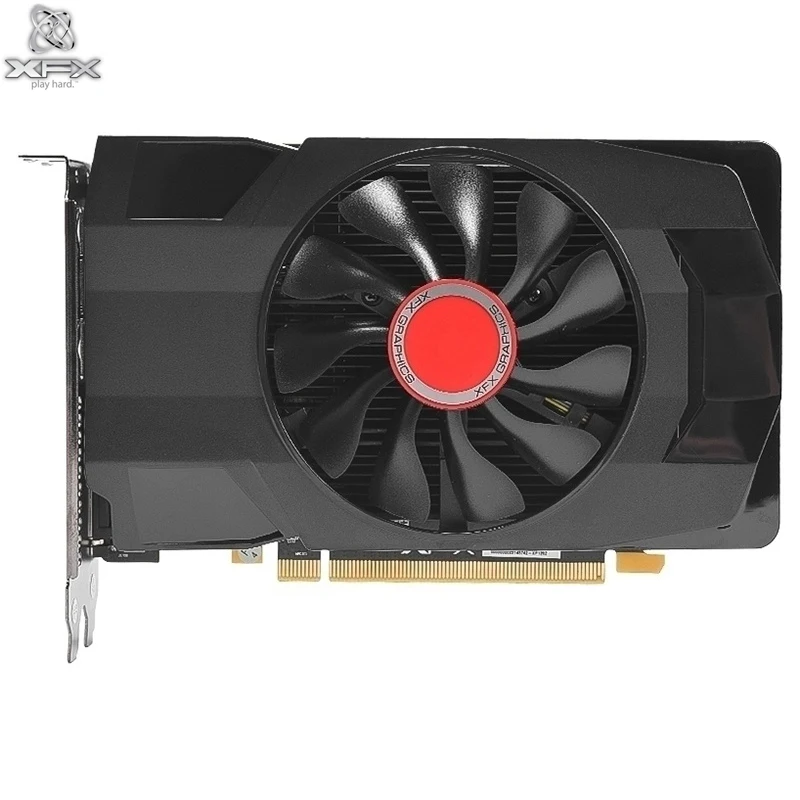 Видеокарта XFX RX560 4 Гб 500 бит GDDR5 графическая карта для AMD RX 7000 RX560 4G настольного ПК карта DisplayPort HDMI DVI МГц используется