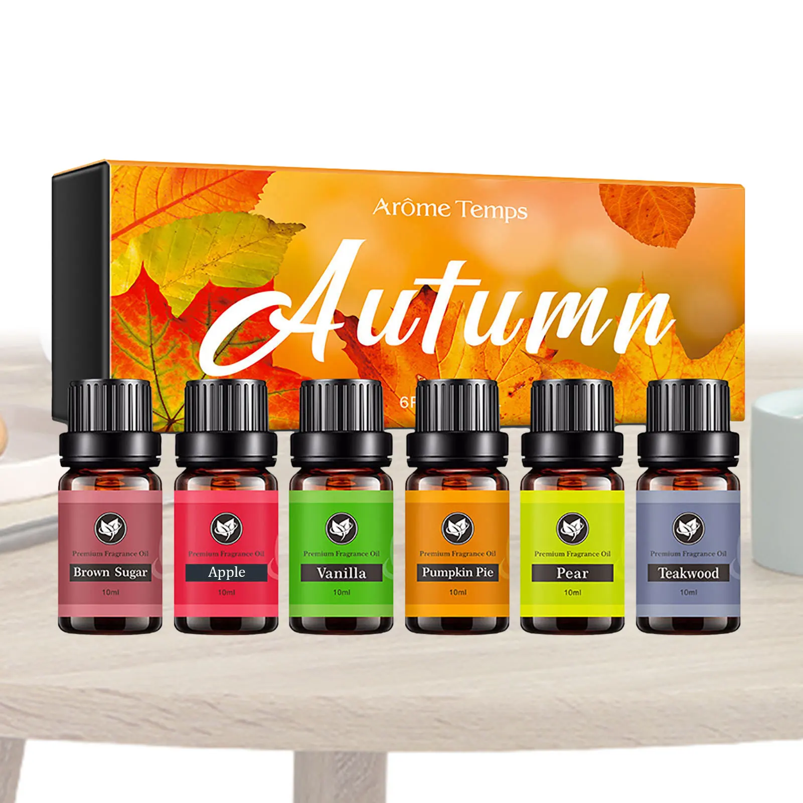 

Essential Oil Set Natural Aromatherapy Oils For Diffuser 6 Pcs 10ml Oil Diffuser Essential Oils Set For Aromatherapy Body