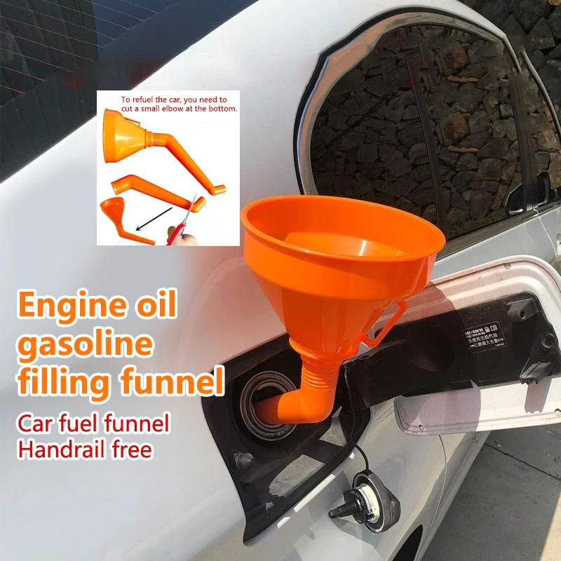 Топливная воронка для автомобиля и мотоцикла с сетчатым фильтром 130 мм топливный