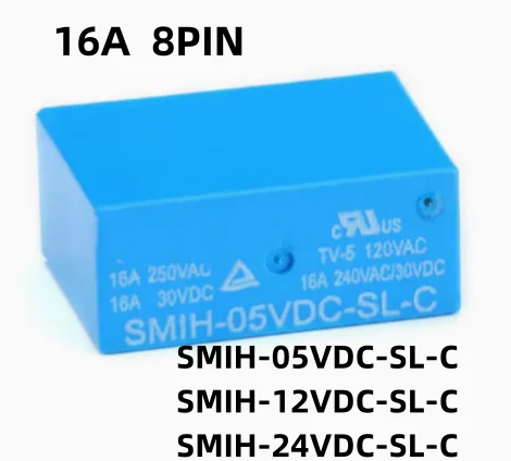 Новинка, 10 шт./лот, Φ, 5V 12V SMIH 24VD SL C 16A 8PIN