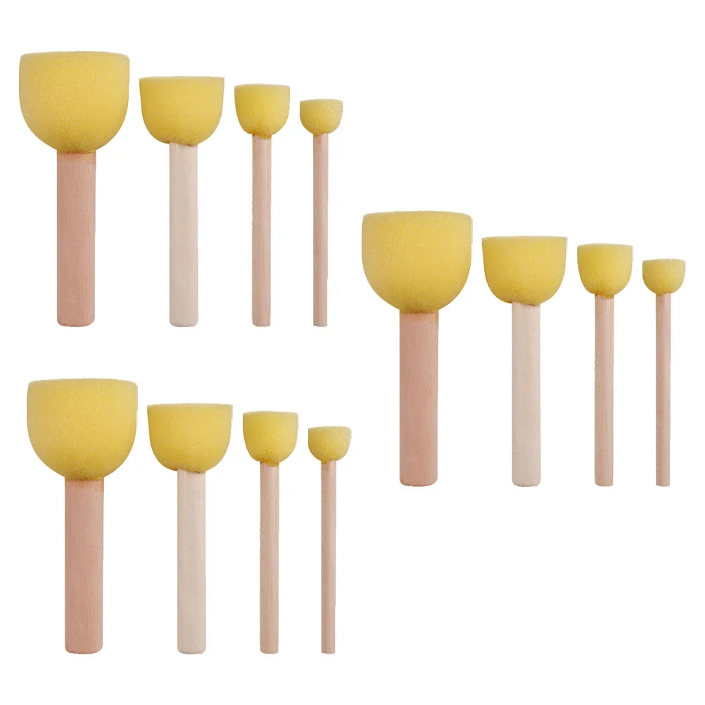 

Sponge Painting Drawing Set Dauber Craft Daubers Brush Diy Shapes Tool Graffiti Ink Spongesfor Brushes