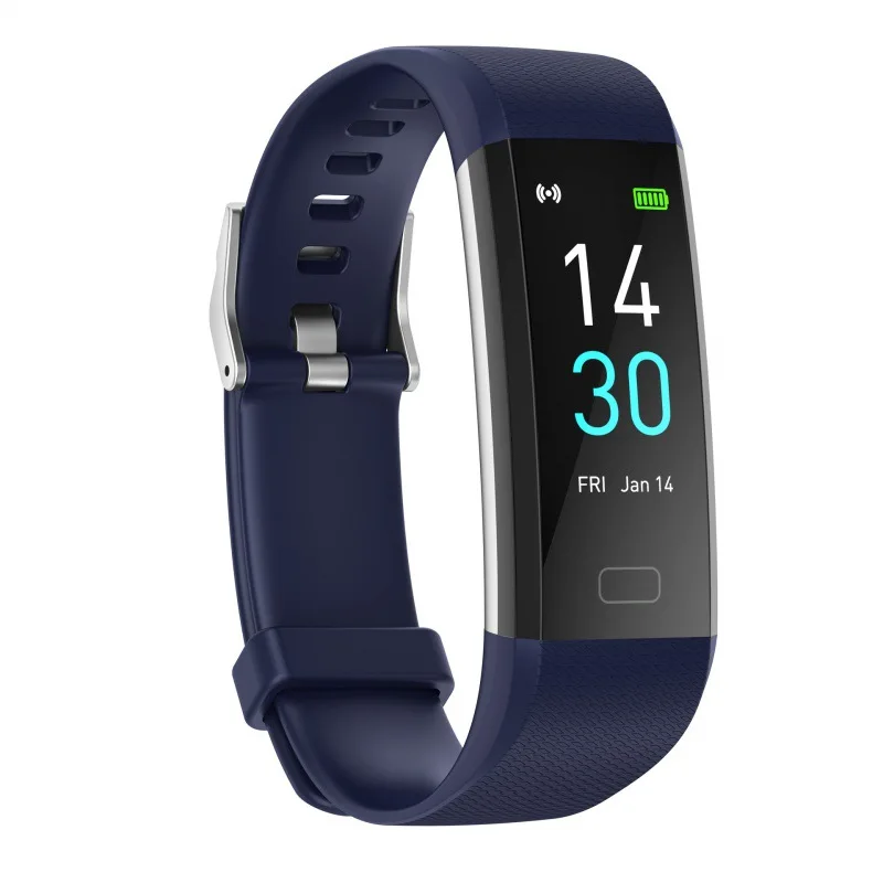 

S5 Touch Screen Waterproof Wristband Blood Pressure Heart Rate Information Reminder Bluetooth Bracelet Sports Fitness Watch