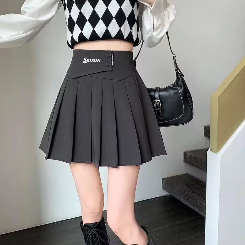 

2023 Spring Fashion New Women's High Waist Pleated Skirt Sports Golf Tennis Skirt Versatile Slim Golf Skirt