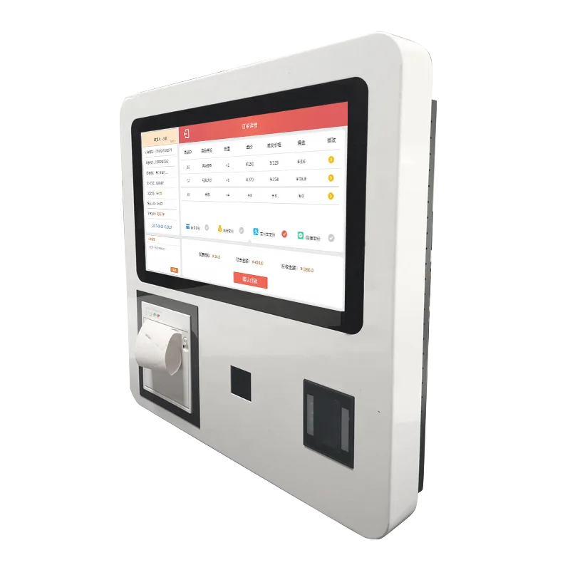 Winson YUN-156 Win10 проверка цены большой сенсорный экран 15 6 дюйма с принтером