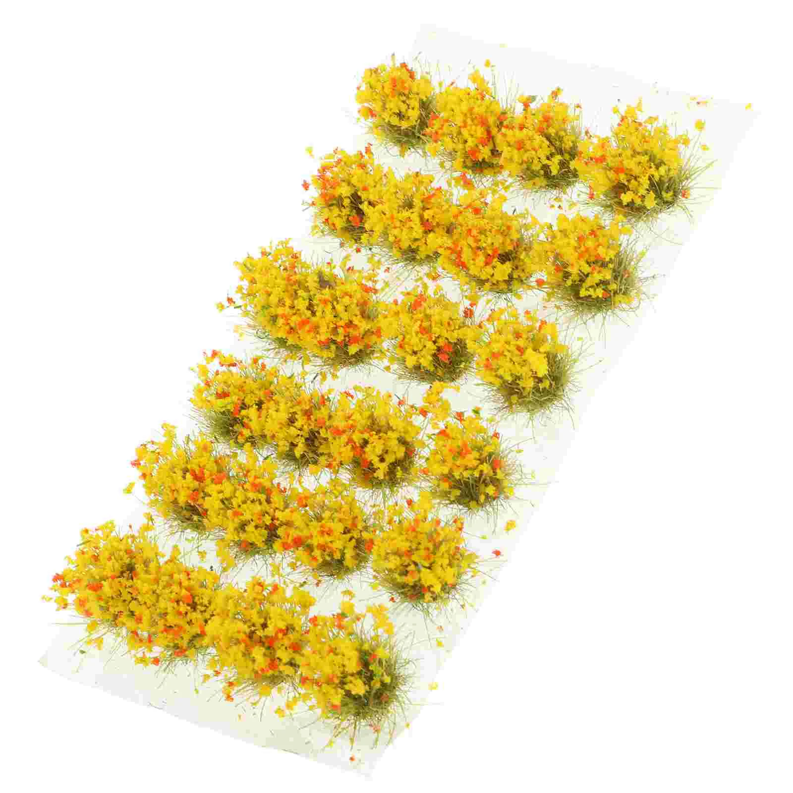 

1 Box of Simulated Static Grass Tufts Model Fake Grass Cluster Irregular Grass Cluster DIY Sand Table Ornament