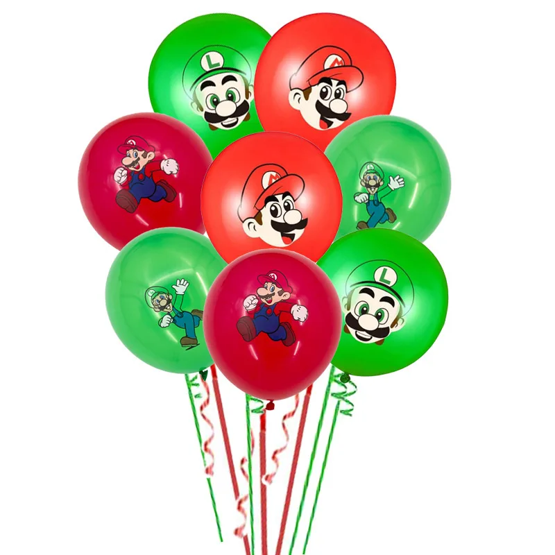 

Kawaii Cute Super Mario 12 "latex Balloon Halloween Decoration Children Birthday Party Field Home Decoration Decoration Supplies