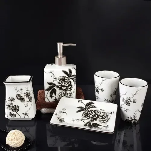 

Керамический набор для ванной комнаты 5 предметов