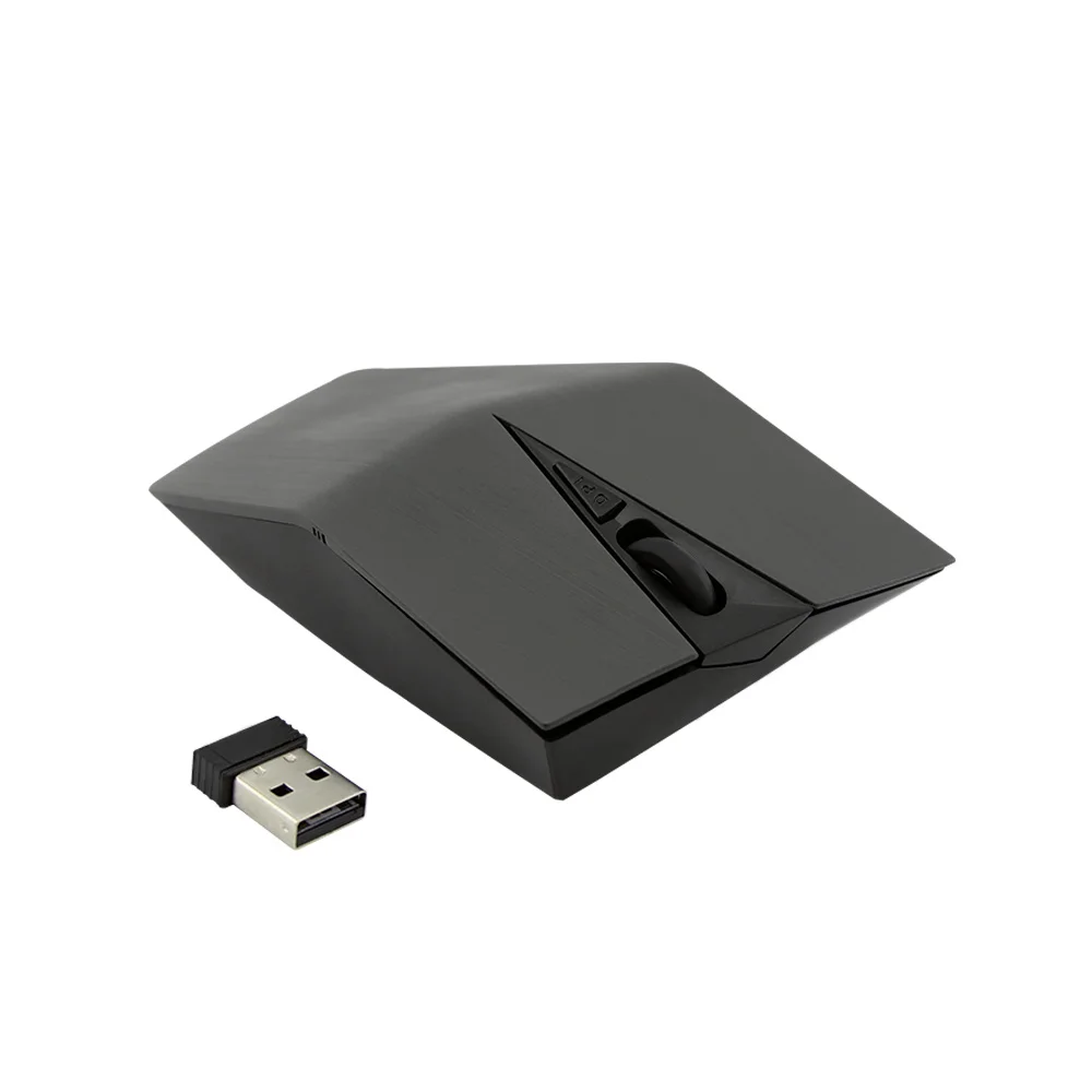 6D Cool Fighter Designed Mouse 2.4GHz USB Wireless Mause Ultra-thin Square Shape Ergonomical Mice for Xiaomi Desktop Laptop Gift