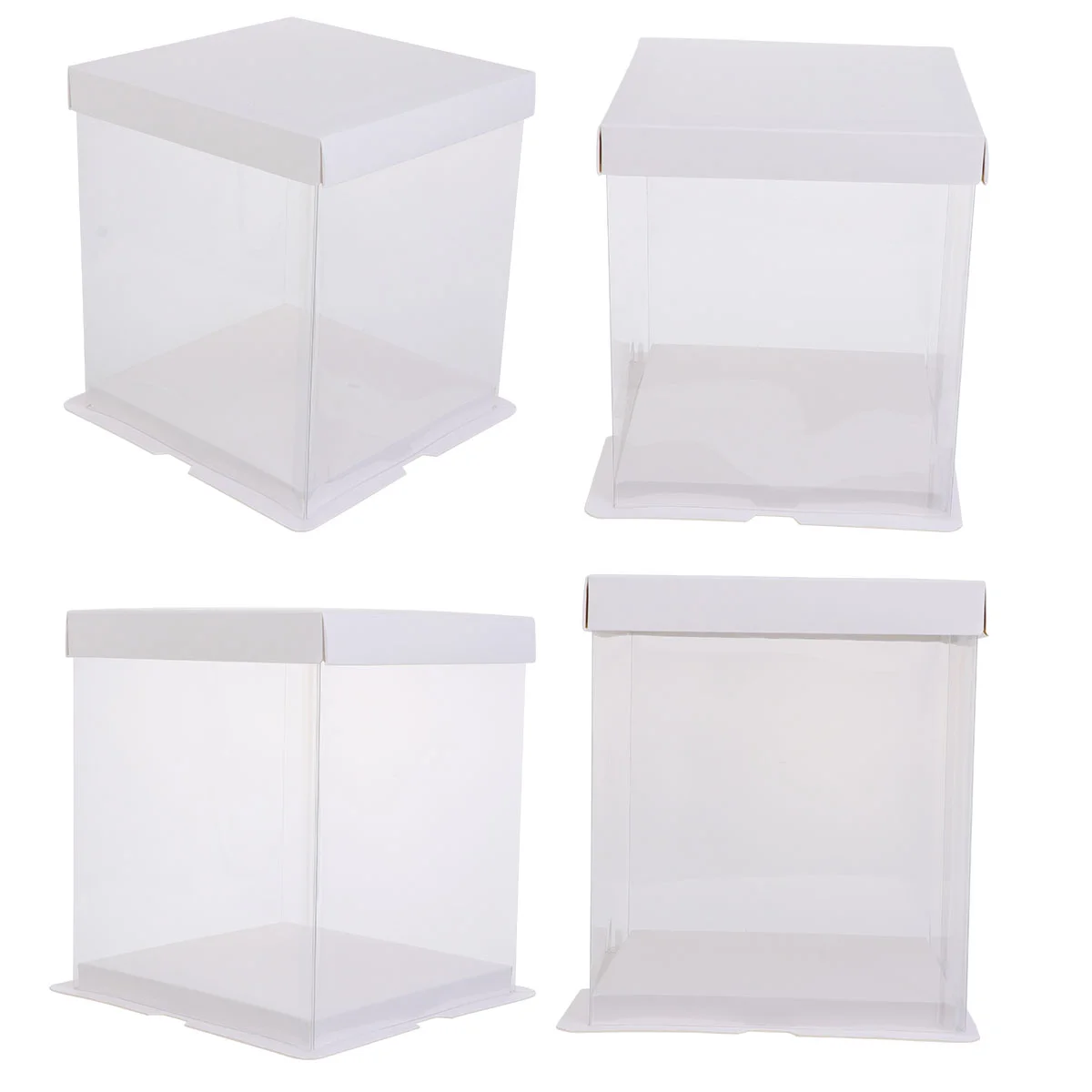 

Box Cake Cupcake Boxes Gift Wedding Inch Container Carrier Packaging Favor Muffin Party Large Board Birthday Candy Disposable