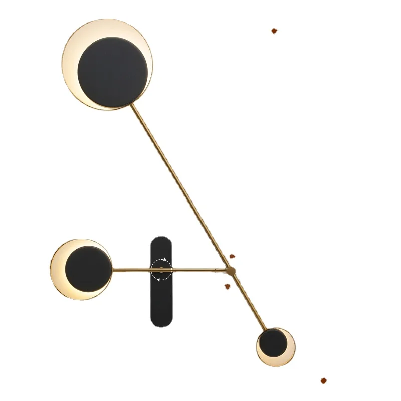 

Modern Simple Creative Personality Dining Bedroom light fixtures Nordic Light Luxury Minimalist Line Room Background Wall Lamp