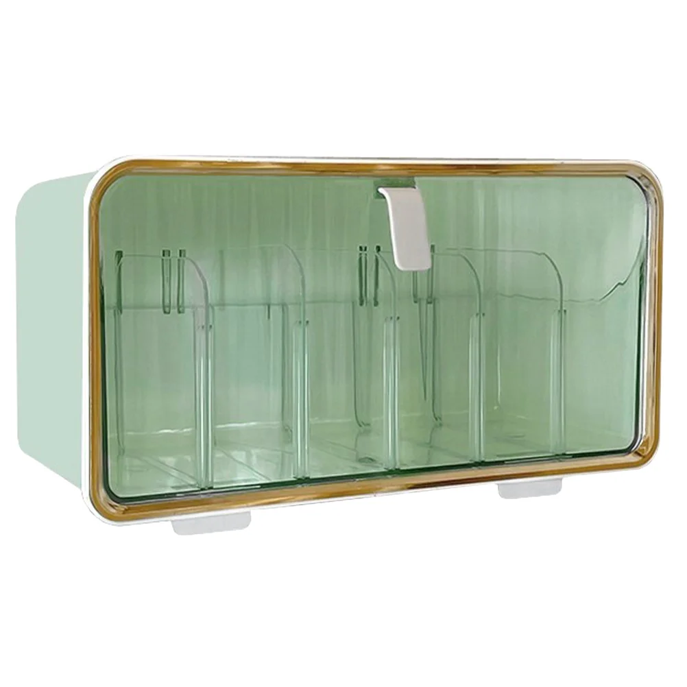 

Wall Hanging Sock Box Compartment Organizer Socks Dividers Multifunctional Storage Rack Clear Drawers