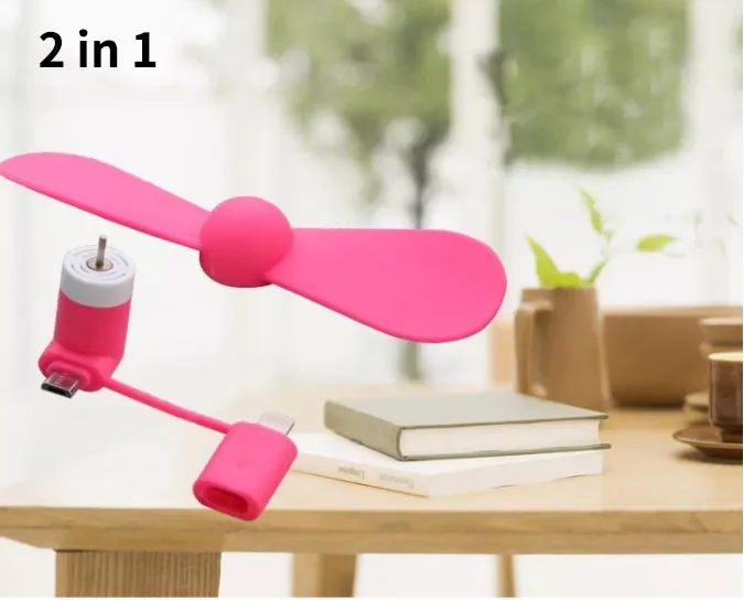 2 в 1 USB-вентилятор для iphone ipad Android |