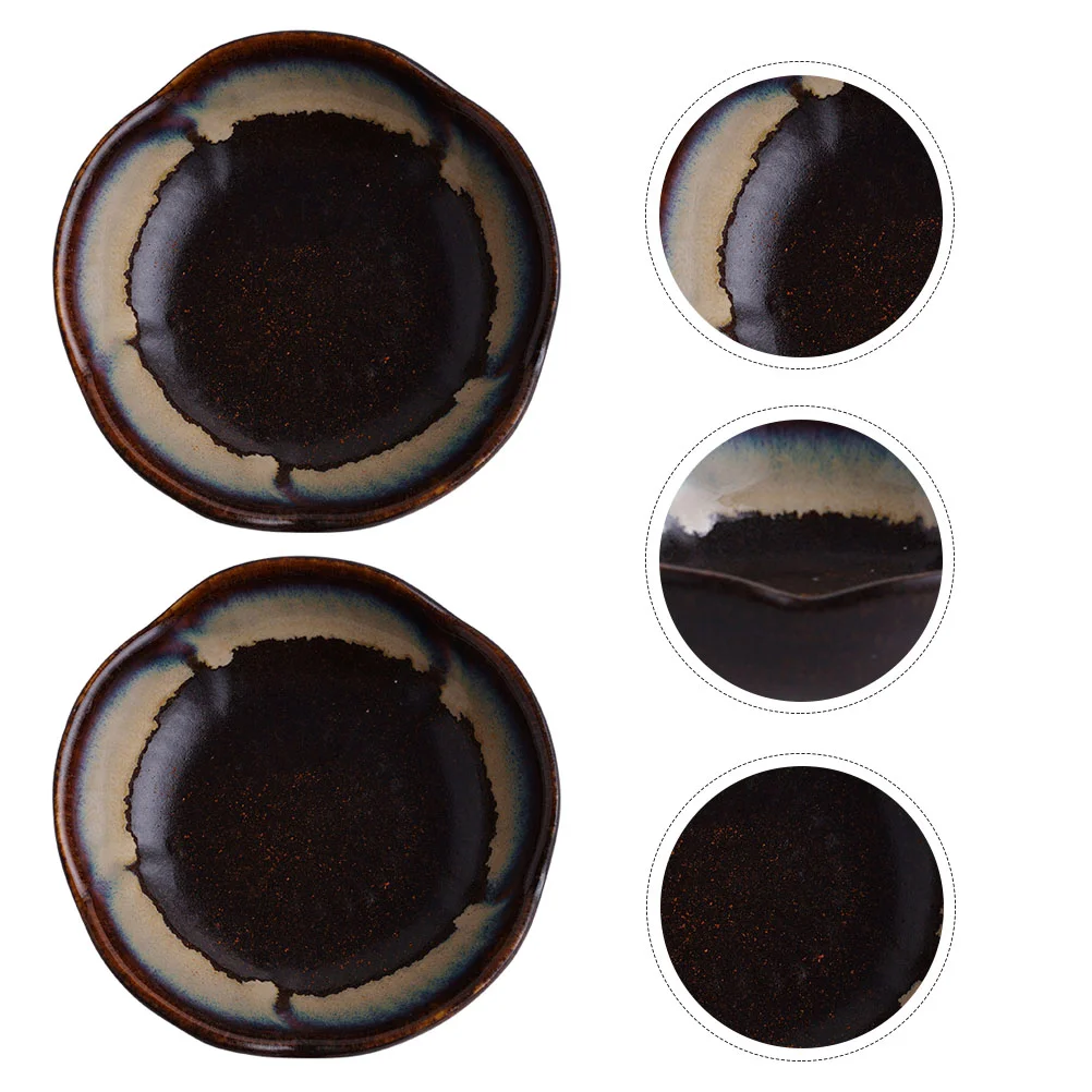 

Sauce Bowls Dishes Dipping Dish Ceramic Bowl Small Sushi Soy Japanese Chip Flower Seasoning Cupscondiment Appetizer Mixing