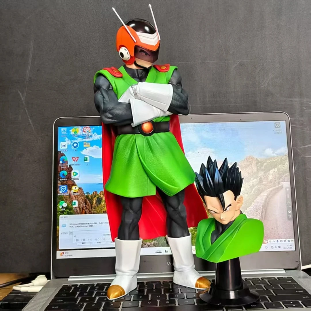 Фото Dragon Ball Z Son Gohan Фигурка Replaceab Heads Super Saiyan ПВХ Фигурки Великая коллекция статуй Сайямана Модель игрушки Подарки №4