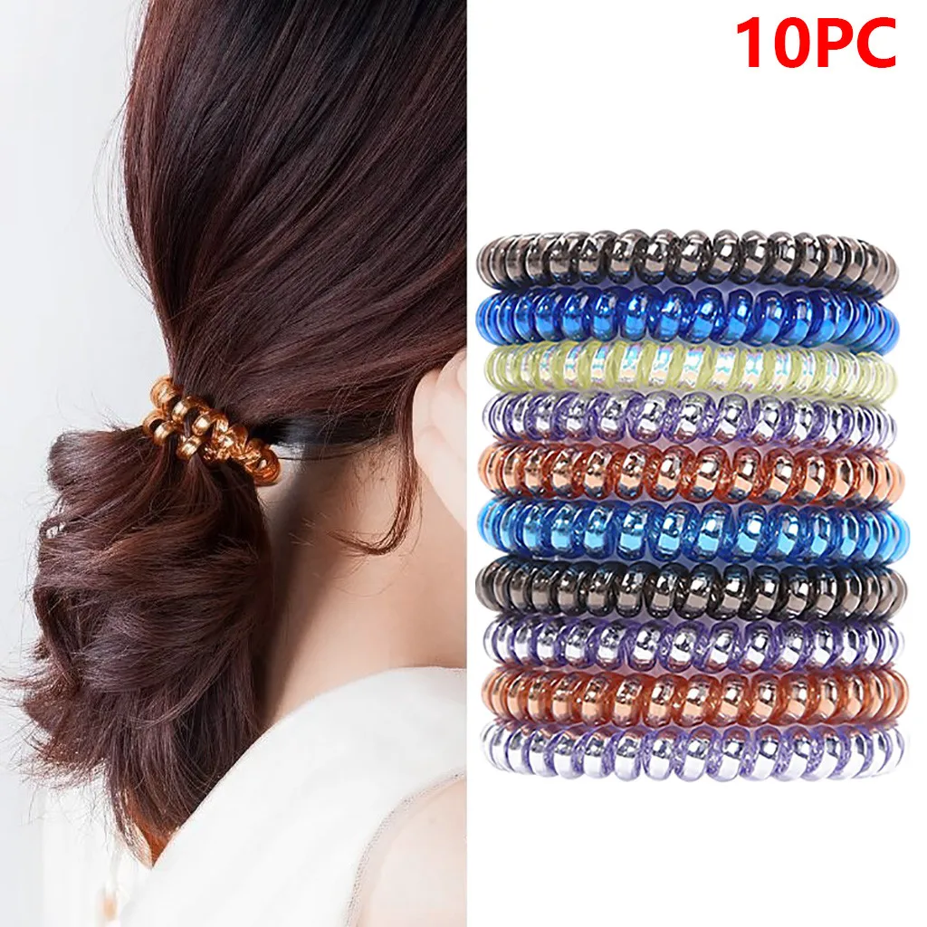 

Women 's Fashion Hair Accessories Hair Ring Rope Traceless Women Gum Elastic Hair Bands For Women Gum Telephone Ponytail Holders