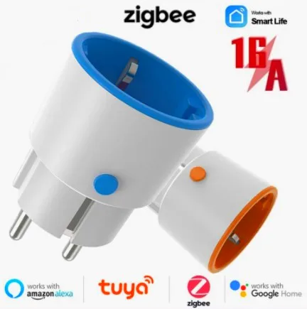 

Смарт-розетка Tuya Zigbee 3,0, 16 А, 3680 Вт, голосовое управление