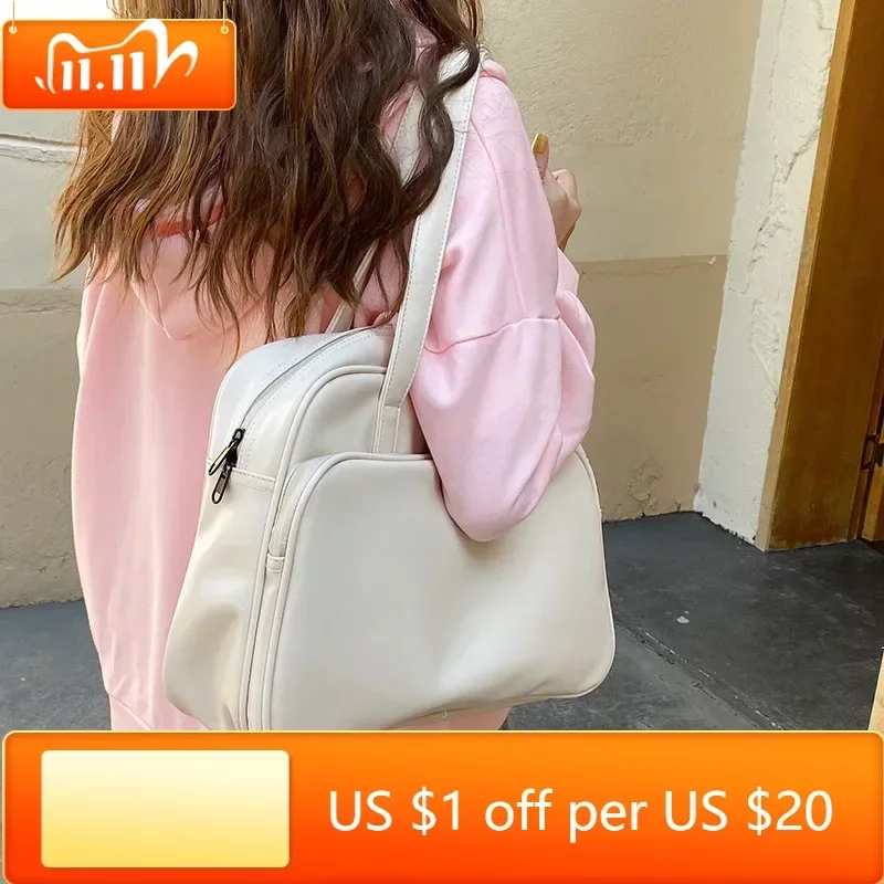 

Women's Purse Handbags Ladies Shoulder Bag Large Capacity Teenager Schoolbag Daily Casual Bag PU Leather Underarm Drop Shipping