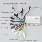 Постоянного тока, регулятор скорости для электровелосипеда, бесщеточный мотор, 24 В, 36 В, 48 В, 250 Вт, 350 Вт