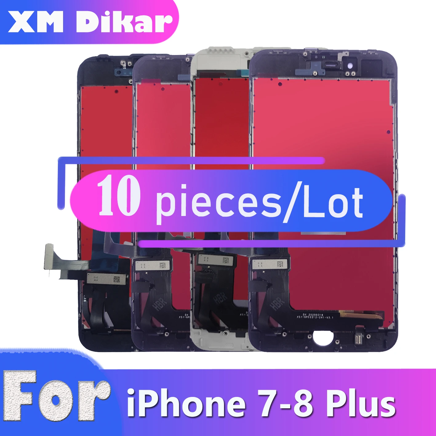 ЖК-дисплей для IPhone 7 7Plus 8 Plus 10 шт. |