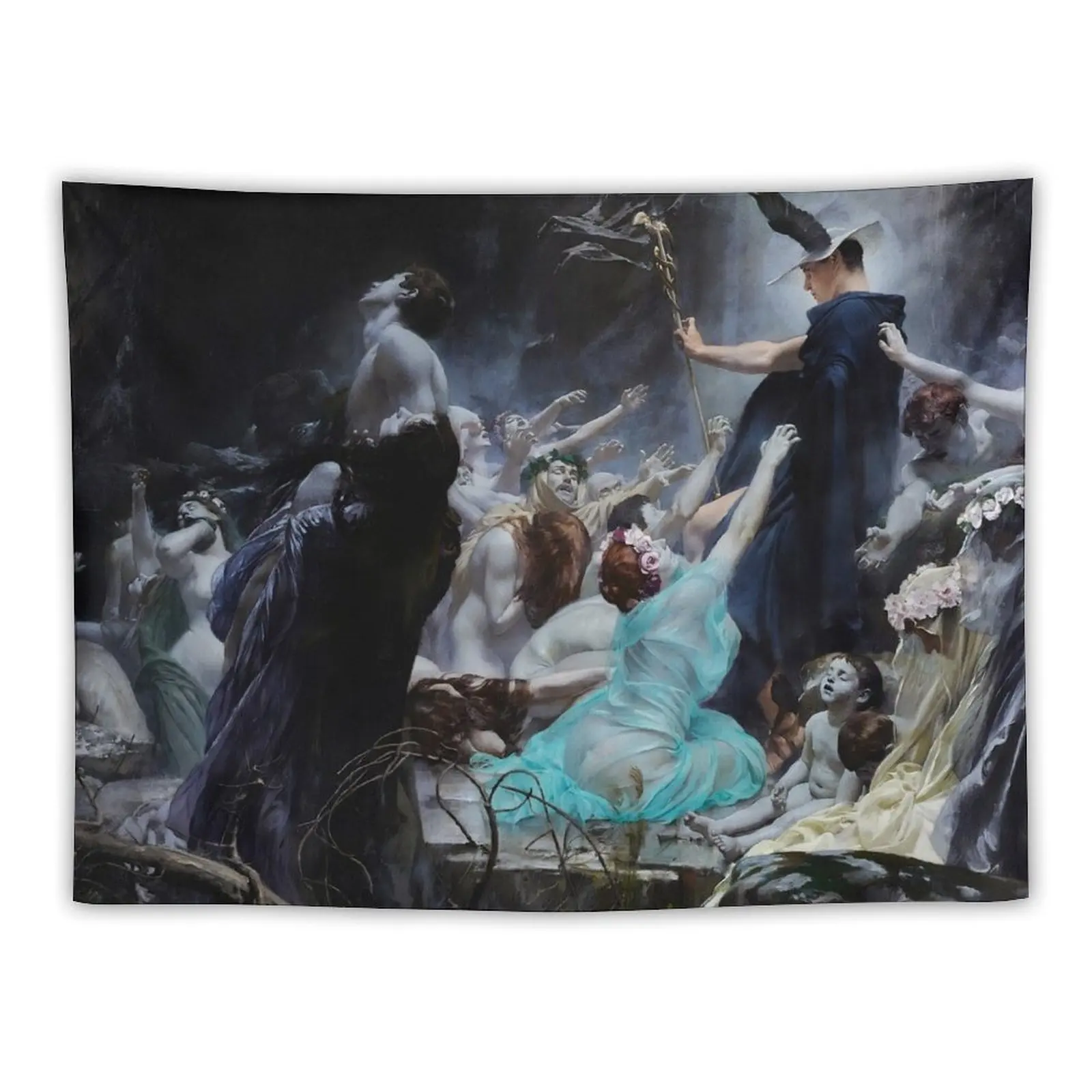 The Souls At Acheron Adolf Hire?my-Hirschl Гобелен Милые вещи для комнаты Эстетические декор