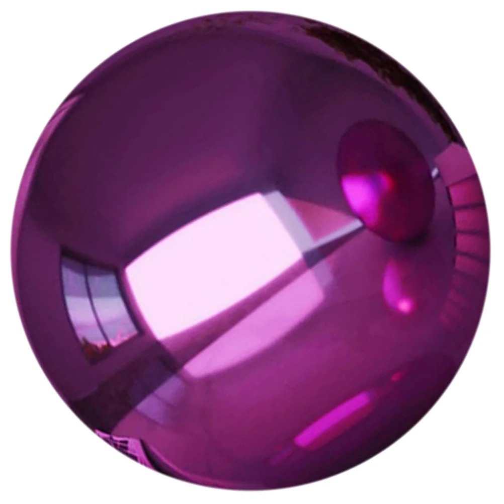 

Mirror Wall Decor Reflective Globe Stainless Steel Gazing Ball Shiny Decorate Reflection Purple Outdoor Spheres