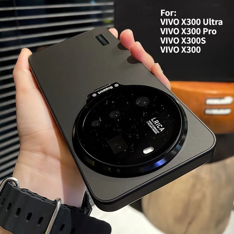 Фото Чехол для VIVO X300 Ultra X300 Pro, новый ультратонкий матовый чехол с полной защитой объектива, противоударный чехол для VIVO X300S, противоударный чехол №3