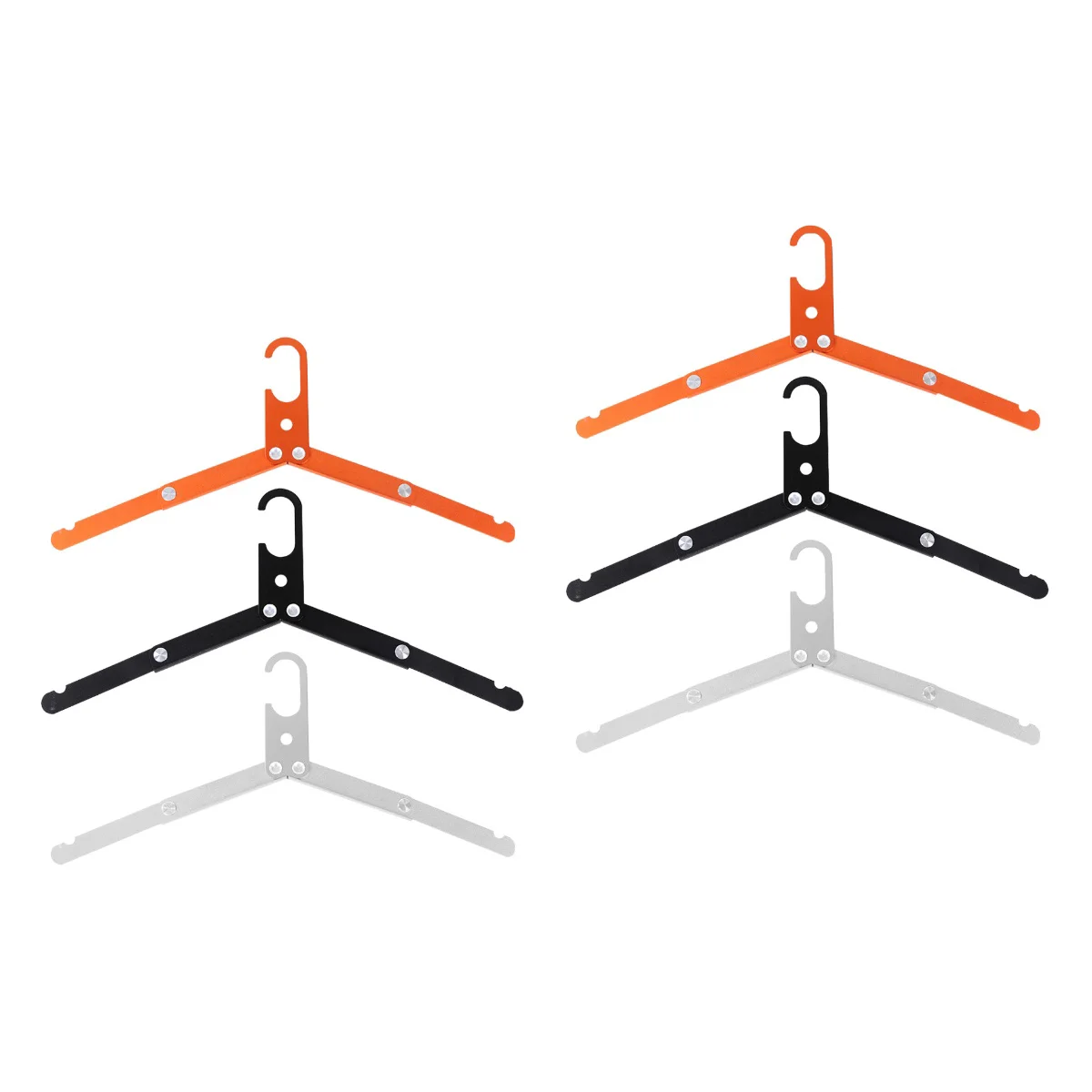 

Hangers Travel Folding Portable Clothescoat Foldable Pants Metal Convenient Space Savinghanger Shorts Clothingclips