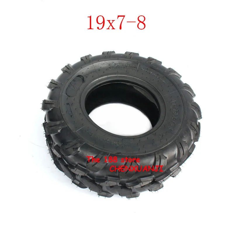 

Lightning shipping High Performance GO KART KARTING ATV UTV Buggy 19x7-8 Inch Tubeless Tyre 19*7-8 Rubber Tire