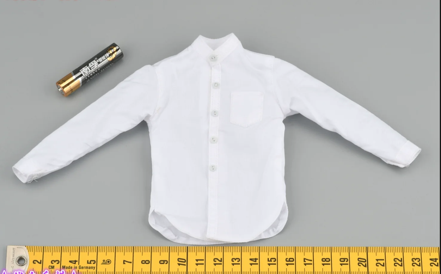 1/6 Scale SS124 Men Male White Shirt Model for 12''Figures DIY Accessories