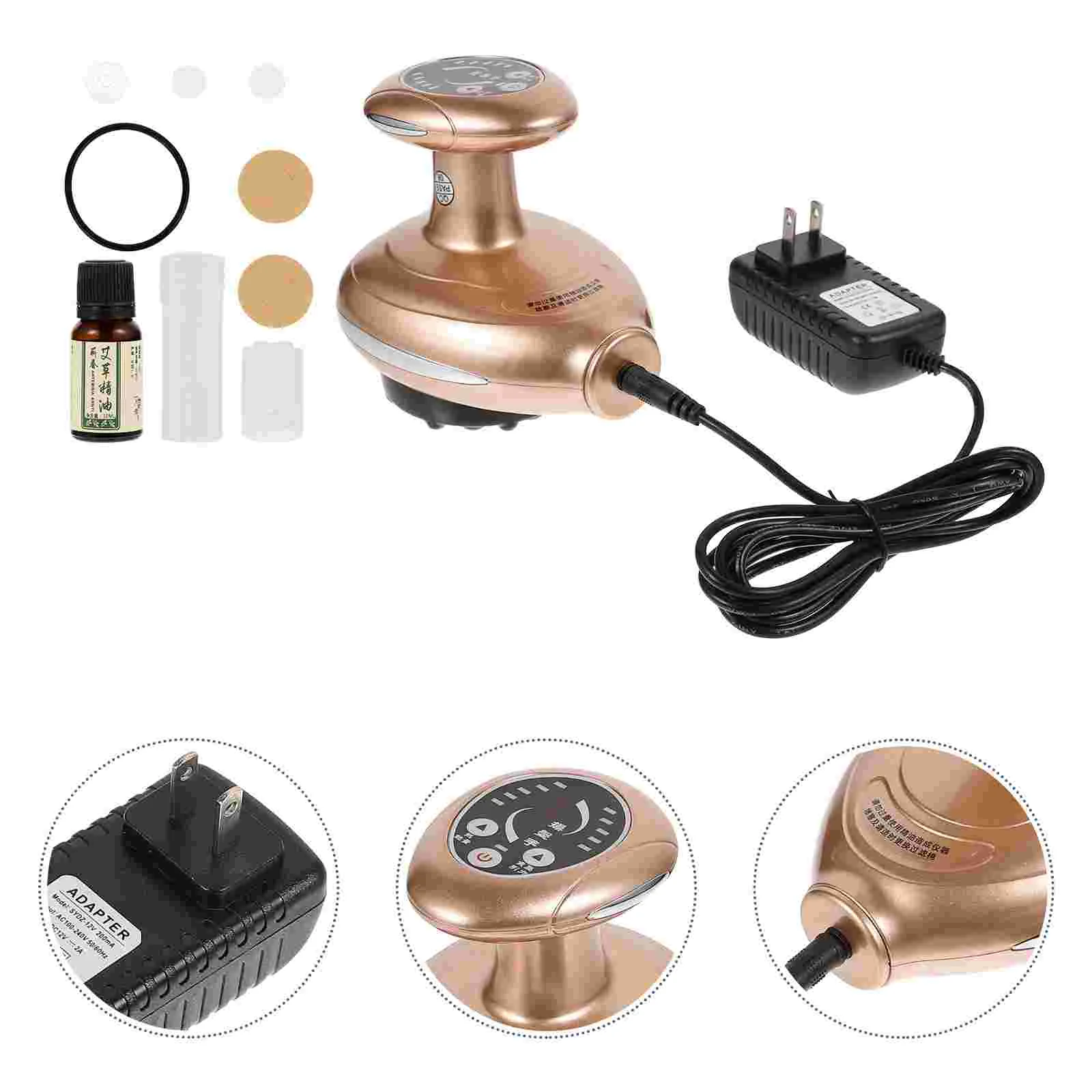 

1 Set Electric Scraping Therapy Device Acupoint Instrument US Plug