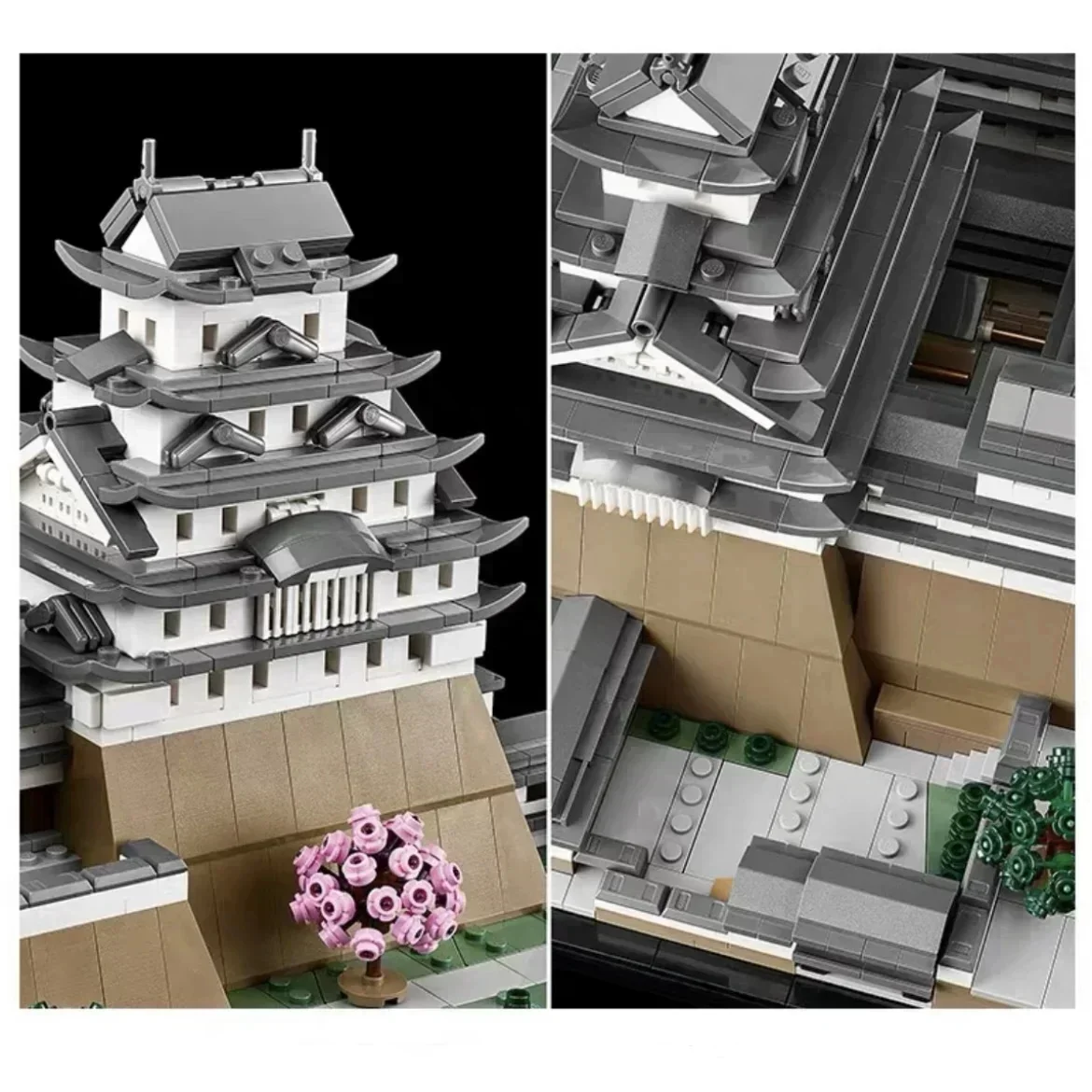 2023 Новинка 21060 строительные блоки замок Himeji архитектура кирпичи 2125 шт. игрушки