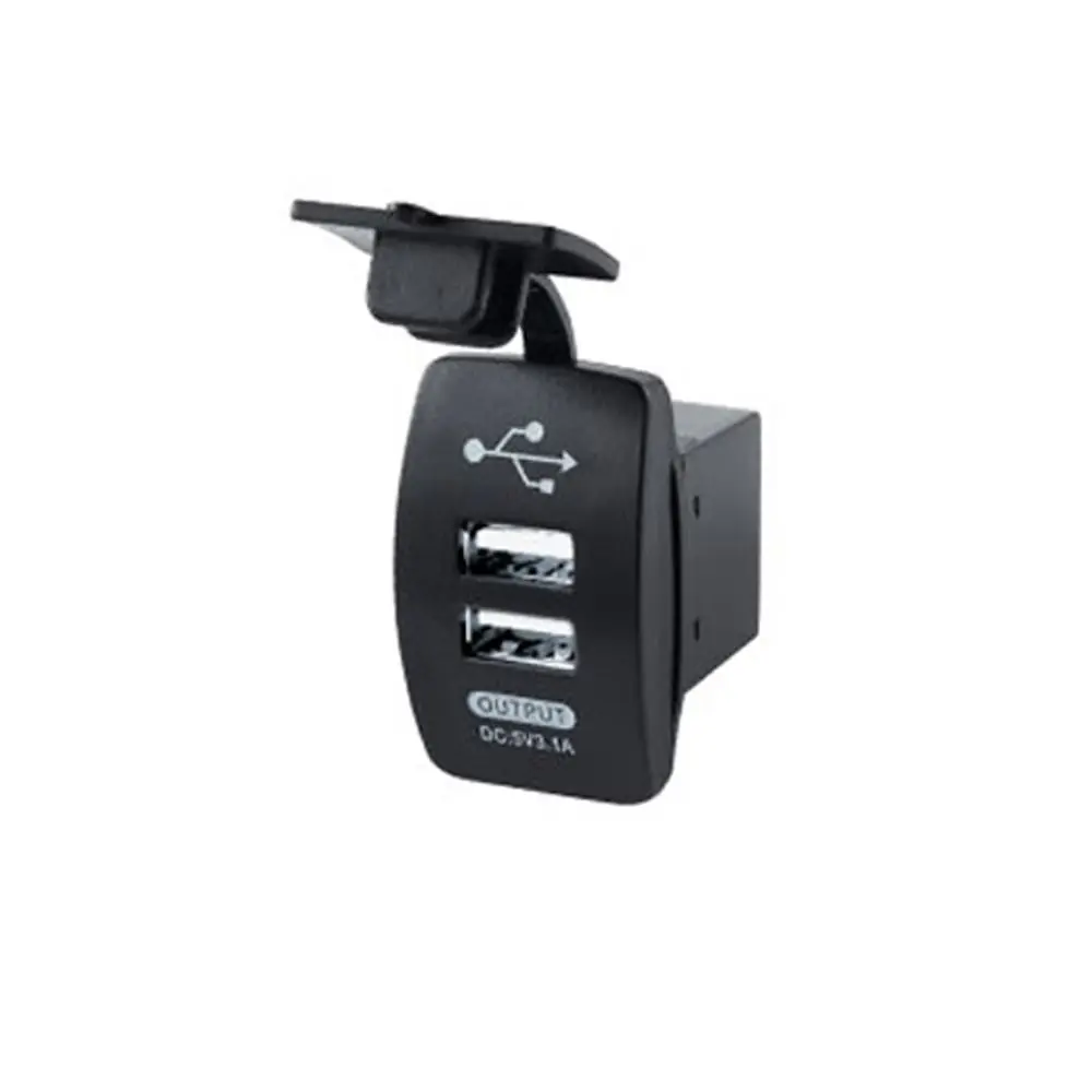 Автомобильное и мотоциклетное водонепроницаемое универсальное автомобильное зарядное устройство адаптер зарядное устройство автомобильное зарядное устройство с двумя USB-портами