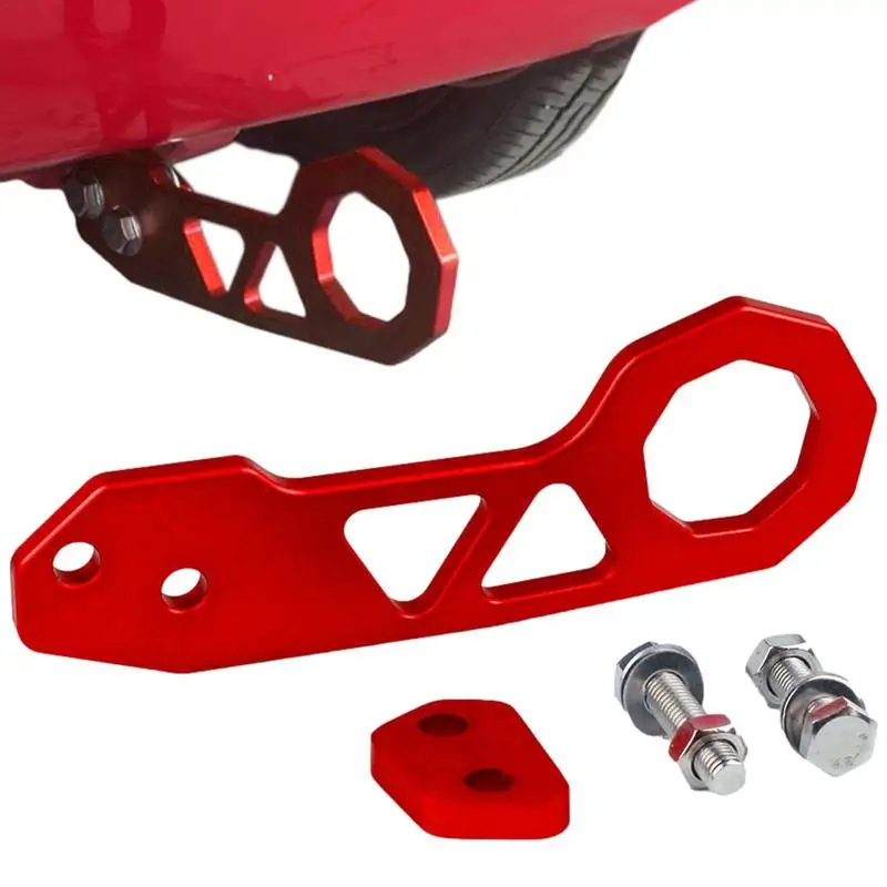 

Автомобильный Буксировочный крючок, задний буксировочный крючок для универсального автомобиля, алюминиевый сплав, автомобильный хвостовик, буксировочный крючок-модификация автомобиля, Универсальный Крючок для прицепа