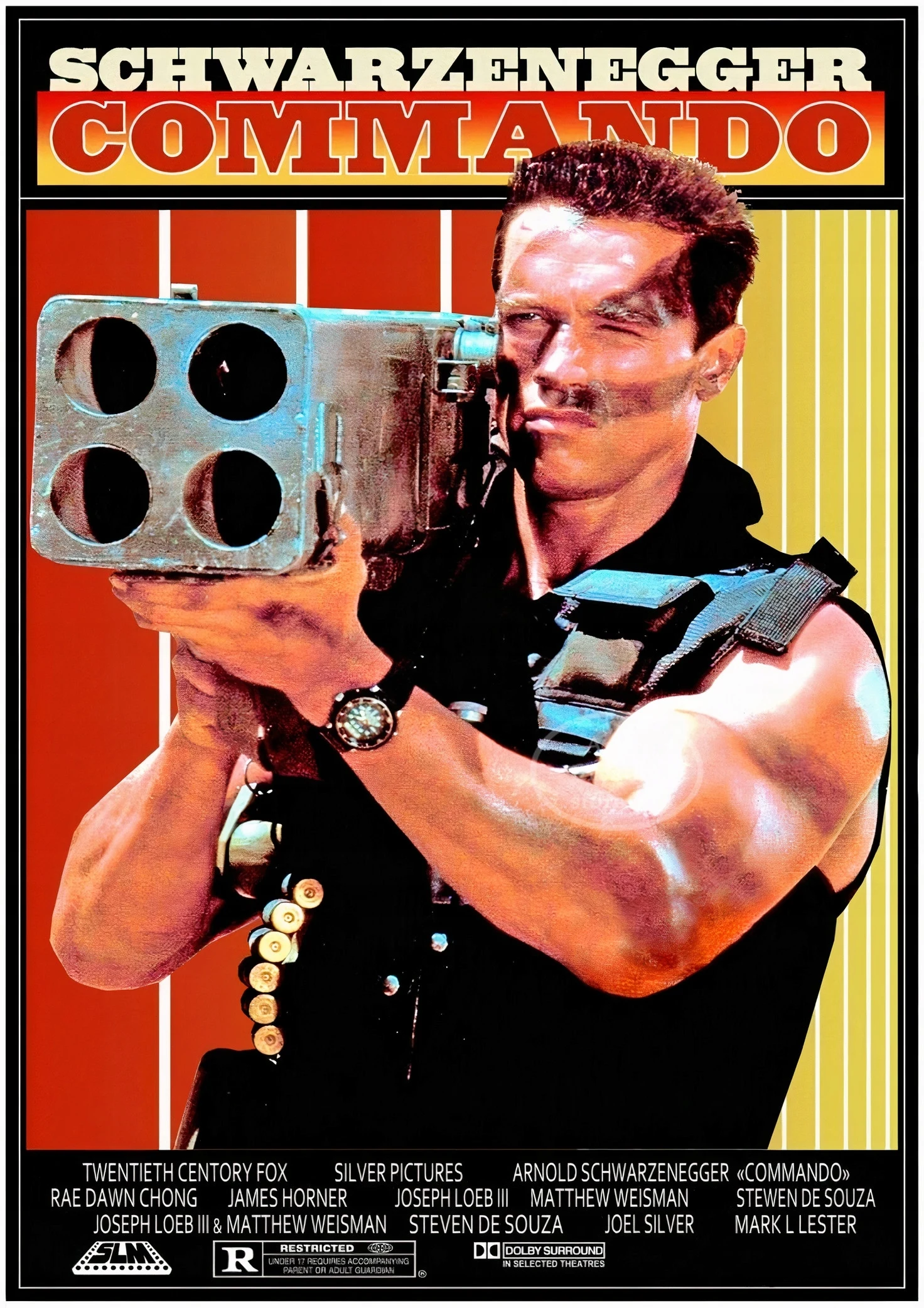 Классический постер фильма «Коммандос»