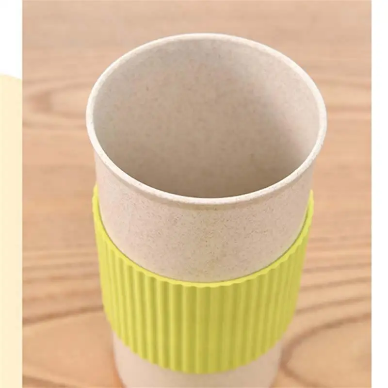Чашка из рисовой шелухи и пшеницы портативная Повседневная чашка кружка с
