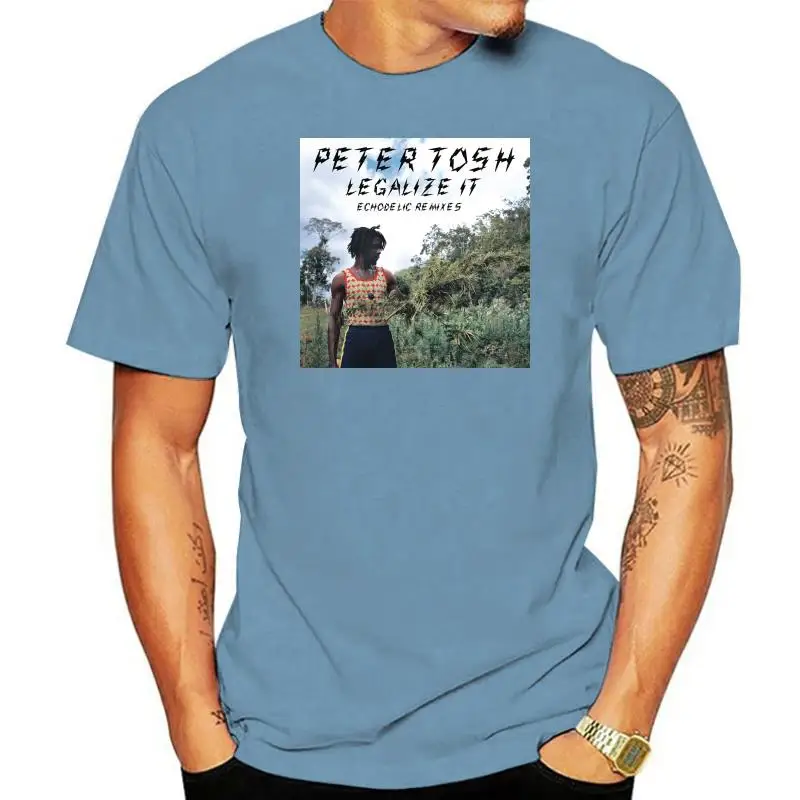 

Mans Peter Tosh Legalize It Stylish Cotton Rock Anime Fans T Shirts Gift