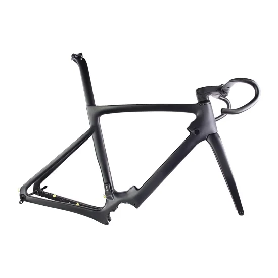 Фото Рама для электровелосипеда LCE21 Full Carbon Road Disc, из углеродного волокна, с креплением для дисковых тормозов, аксессуары для велосипедов, запчасти для шин, многофункциональная. №2