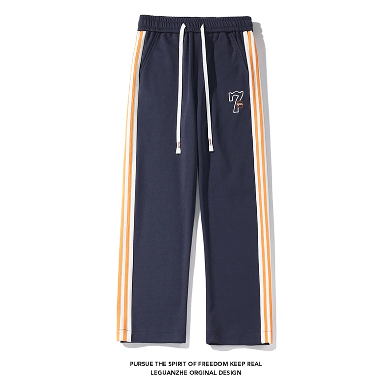 Брюки в клетку с вышивкой и ананасом спортивные брюки полоску мужские женские