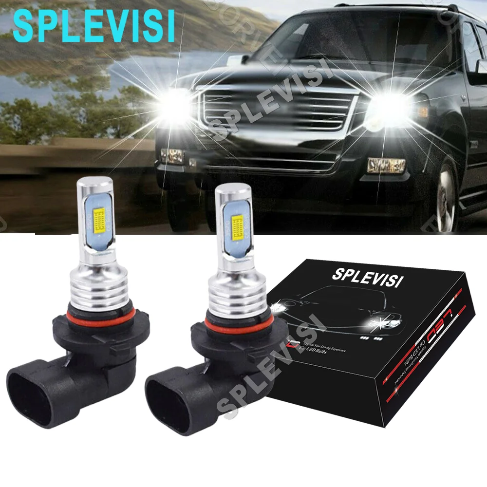 

9006 Low Beam LED Headlights HID For Ford Explorer 2002-2005 Expedition 2003-2006 Jeep Commander 06-2010 Cherokee 1999-2010