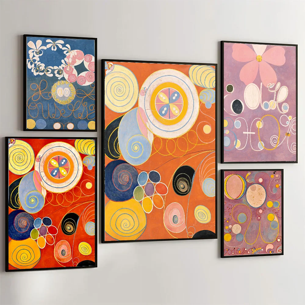 Hilma Af Klint живопись художественный постер настенное искусство домашний декор
