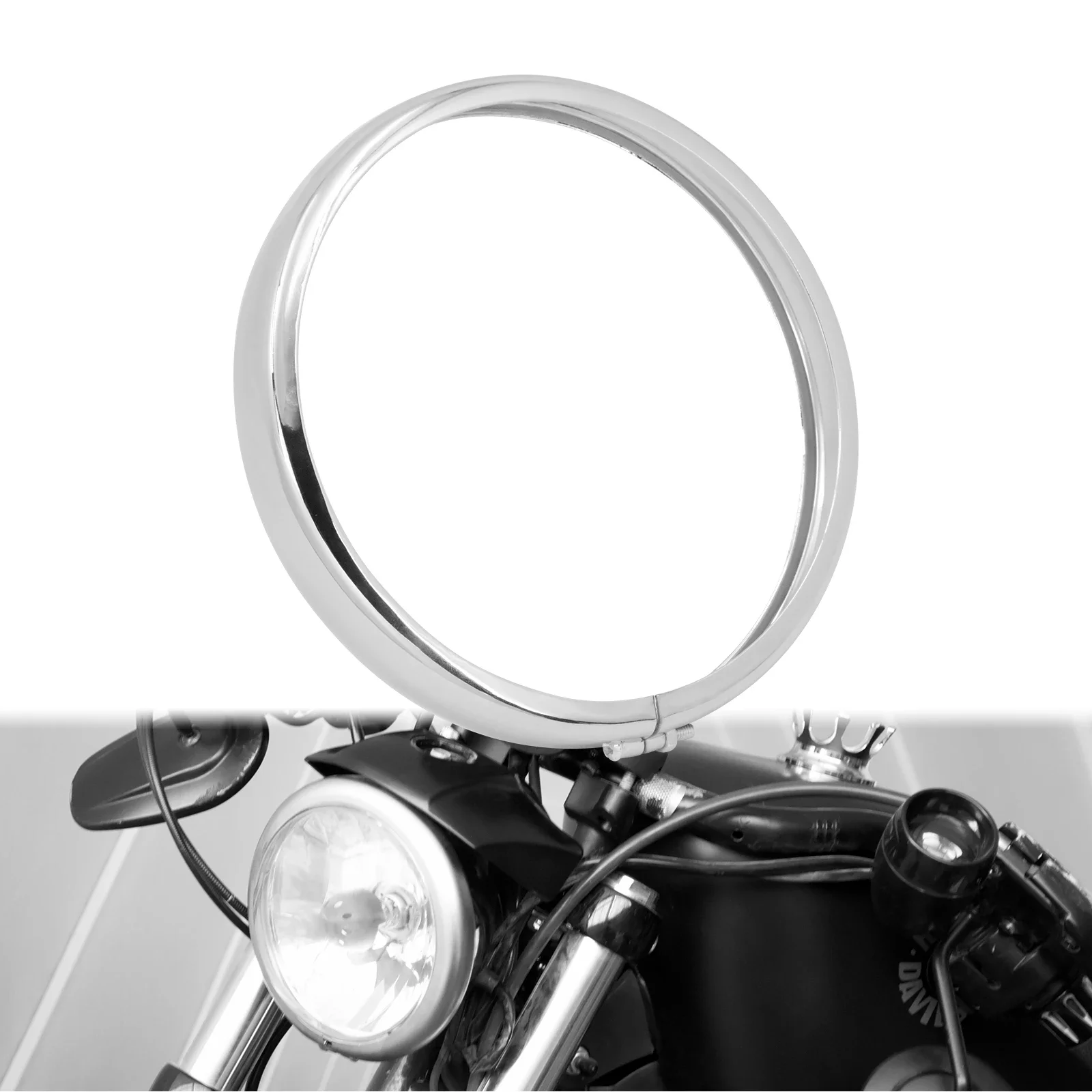 

Мотоциклетная накладка на фару 5,75 дюйма, накладка на фару, кольцо для Harley Softail Street Bob FXDB Low Rider FXLR FXST 114 FXBBS 18-Up